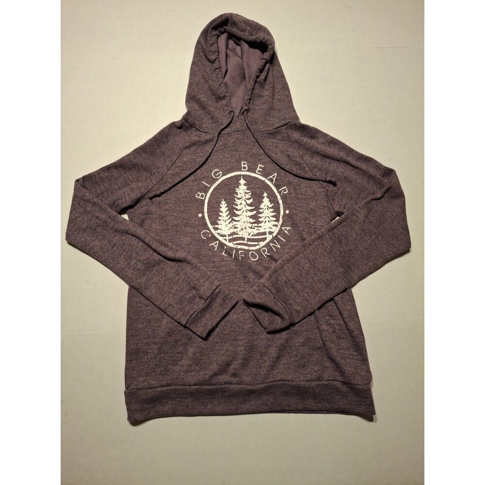 Big Bear California Hoodie Adult Size Small Lavender Pullover